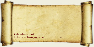 Anđa Unjić vizit kartica